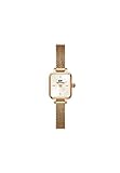 Daniel Wellington Quadro Orologi 15.4x18.2mm Double Plated Stainless Steel (316L) Rose Gold