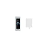 Ring Video Doorbell Pro con alimentatore plug-in di Amazon, video in HD a 1080p, comunicazione bidirezionale, Wi-Fi, rilevazione movimento | Periodo d'uso gratuito di 30 giorni di Ring Protect Plan