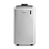 De'Longhi L'Originale Pinguino PAC EM82, Condizionatore portatile, Silenzioso, 9400btu/h, per ambienti fino a 80 m³, Funzione Deumidificazione, Gas Ecologico R290, Classe A, Timer 24H, Telecomando