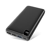 A ADDTOP Power Bank 26800mAh, Batteria Esterna 22,5W Ricarica Rapida Caricabatteria Portatile PD3.0 QC4.0 con Display Digitale LED e 3 Porte, 2 USB C Input&Output, 1 USB A per Smartphone Tablets