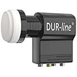 DUR-line UK 124 – 3L – 24 X Unicable + 3 X Legacy – dCSS LNB – Sistema a cavo singolo per 27 partecipanti – Resistente alle intemperie – HD,4 K, 8 K, 3D Ready