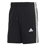 adidas Essentials French Terry 3-stripes Shorts, Pantaloncini Uomo, Nero, M