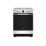 Indesit - Cucina a gas IS67G8CHX/E/1 - Cucina A Gas Con Forno Elettrico 60x60x85cm Inox A Libera installazione Con 4 Fuochi. Forno Ventilato Con Piano Cottura Classe A