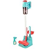 Clement Clementine - Cordless Vacuum with Accessories - Pretend Play - 110401 - Blue - Plastic - Household - Children's Toy - Batteries Not Included - 67 cm x 18 cm - Suitable for Ages 3 And Up