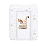 Ceba Baby® Fasciatoio Materassino - Fasciatoio neonato morbido - Cuscino Fasciatoio Lavabile per bambine e bambini - certificato Öko-Tex - impermeabile - 70x50 cm - giraffa