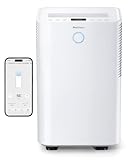 Pro Breeze OmniDry Deumidificatore Compressore Intelligente 20L/G con Serbatoio da 4L e WiFi, Asciugatura Vestiti, sensore di umidità, Timer 24H, modalità Notturna per umidità, Muffa e condensa