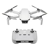 DJI Mini 4K, drone per adulti, fotocamera 4K HD, meno di 249 g, stabilizzatore 3 assi, trasmissione video 10 km, return automatico, resistenza al vento, 31 min di volo, C0, volo