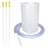 Dr. Wunder Darmeinlauf-Set 1 litro con 2 x tubo intestinale: set completo di irrigatore senza BPA - per lavaggio intestinale con acqua, caffè o tè - Include istruzioni (lingua italiana non garantita)