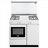 De Longhi Cucina SGW-854N a Gas 4 Fuochi e Forno a Gas Colore Bianco