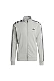 Adidas M 3s Ft Tt, Tuta Da Ginnastica Uomo, Heather/Nero Grigio Medio, XL