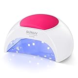 SUNUV Lampada Unghie LED UV Professionale per Gel e Semipermanente, Sensore Di Avvio Automatico, 4 Timer 10/30/60/90S