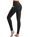 CAMBIVO Leggins Sportivi Donna, Leggins Push up a Vita Alta, Leggings Palestra Pantaloni Yoga Pants Elasticizzati Lunghi con Tasche per Fitness, Pilates, Sport, Gym, Running, Tempo Libero