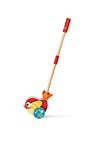 Hape Lilly, Uccellino Giocattolo Spingi e Cammina in Legno, Gioco Divertente per Bambini con Bastone Rimovibile