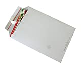 100 Buste in cartone bianco cartone DIN A4 – Piatto: 315 X 240 mm/aufgestellt 280 X 190 X 50 mm (Articolo: PS.103)