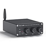 Fosi Audio BT20A Amplificatore Bluetooth 5.0, TPA3116 100 Wx2 Amplificatore Audio HiFi, Mini Amplificatore Stereo Casa Integrato Classe D 2.0 Canali per Altoparlanti Passivi da Scaffale Home Theatre