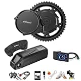 Bafang Kit di conversione bici elettrica Mid Drive Motor 750W 48V per Mountain Road bike, Mid Motor Pedelec Convertitore ebike fai-da-te con controller display, BB100mm