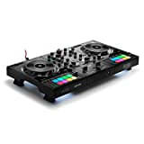 HERCULES DJControl Inpulse 500 Controller DJ USB a doppio banco per Serato DJ Lite e DJUCED (inclusi), Interfaccia audio integrata, 16 pad RGB retroilluminati