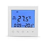 Display LCD digitale Termostato, Termostati e accessori Termostati ambiente Termostato Sensore NTC Touch Screen LCD Termostato programmabile Controllo intelligente della temperatura Uso domestico[01]