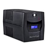 EPYC® QUANTUM - UPS per Computer, Gruppo di Continuità per PC, Potenza 2200VA/1320Watt, Tecnologia Line Interactive, AVR, 5 Uscite (2x Schuko + 3x IEC), Display LCD, Massime Autonomie