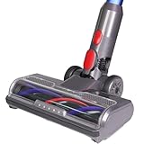 FEVORCS Spazzola Compatibile con Dyson V7 V8 V10 V11 V15 Accessorio per aspirapolvere Bocchetta per Pavimenti con 5 Luci Anteriori Larghe 26 cm