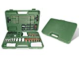 SUTTER Kit per Pulizia Armi Universale Premium, Scatola Pulizia per Fucile, Set Cura per Manutenzione e Pulizia delle Armi e Pistola, Valigia Accessori Armi