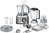 Bosch MultiTalent 8 Robot da Cucina Multifunzione Compatto - Oltre 50 Funzioni, 1250 W, Ciotola 3.9 L, Accessori per Tagliare, Macinare, Impastare, Grattugiare e Montare, Spremiagrumi e Frusta