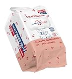 AMORE MIO | 110 Salviette con Clorexidina Maxi Formato, Igienizzanti e Purificanti, per Il Manto di Cani, Gatti e Animali Domestici, Disinfettanti 30x20 cm - 1 Confezione da 110 Salviettine