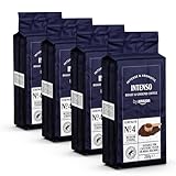 by Amazon Caffè Intenso macinato, Tostatura media, 1 kg (4 confezioni da 250 g) - Certificato Rainforest Alliance