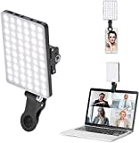 Newmowa LED 60 Professionale Luce Video,Luce per Video Conferenza, 3200-5600K 3 Modi Luce regolati Luce Portatile per Phone, iPhone, Android, iPad, Laptop