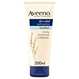 Aveeno Skin Relief Crema Corpo Idratante Lenitiva, Crema corpo con Mentolo e Avena Colloidale Prebiotica, Crema corpo idratante pelle secca e sensibile, 200 ml