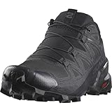 Salomon Speedcross Scarpe da Trail Running da Uomo, Aderenza, Stabilità, Calzata, Black/Black/Quiet Shade, 42 2/3 EU