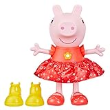 Peppa Pig Habro, Bambola Musicale di Peppa Festa tra le Pozzanghere Fangose, Action Figure del Personaggio in Plastica, Giochi per Bambini e Bambine da 3 Anni, Regalo Giocattoli per le Festività