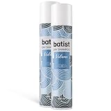 Batist Shampoo Secco Volume, Shampoo a secco per capelli strutturati e voluminosi in 3 minuti, senz'acqua, Shampoo secco per acconciature e messe in piega, per tutti i capelli, 2x200 ml, Made in Italy