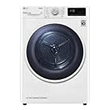 LG RH90V9AVHN Asciugatrice Smart a Carica Frontale 9 Kg, Classe A+++, Condensazione con Pompa di Calore, Wi-Fi con SmartThinQ, Eco Hybrid, Allergy Care, 60 x 69 x 85 cm - Bianco