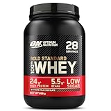 Optimum Nutrition Gold Standard 100% Whey Proteine in polvere per lo Sviluppo e il Recupero Muscolare con Glutammina e Aminoacidi BCAA Naturali, Gusto Cioccolato al Latte Estremo, 28 Dosi, 896 g