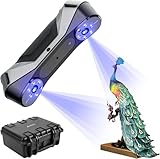 Creality Scanner 3D Raptor, scanner manuale con precisione di 0,02 mm, luce blu industriale, tracking anti-shake, fino a 60 FPS Scanning Speed Support 5-2000 mm Oggetti per Windows Mac