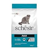 Schesir, Cibo Secco per Gatti Adulti Linea Mantenimento al Gusto Pesce, Crocchette - Formato Sacco da 1,5 Kg