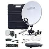 SCHWAIGER 9604 Impianto satellitare da campeggio set completo di accessori digitali da campeggio parabola satellitare Custodia SAT