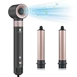 3 in 1 webeauty Asciugacapelli, 110,000 GIRI/MIN, 20M/S Phon Capelli Ad Alta Velocità,200 Milioni di Ioni Negativi Hair Dryer Con Automatico Arricciacapelli Per Un'Asciugatura Rapida e Arricciatura