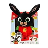 Giochi Preziosi Bing - Peluche Bing Raccontastorie, Morbido Tessuto, Racconta 5 Differenti Storie, Ottimo per La Nanna, per Bambini A Partire dai 18 Mesi