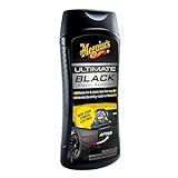 MEGUIAR'S G15812EU Ultimate Black Restorer - Rinnovante E Protettivo per Plastiche Esterne, Nero - per Plastiche Nere, 355 Ml