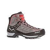 SALEWA Ms Mountain Trainer Mid Gore-tex, Stivali Uomo, Charcoal/Papavero, 42 EU