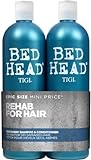 Bed Head by TIGI | Shampoo e balsamo Recovery | Trattamento ristrutturante e idratante professionale per capelli | Ideale per capelli secchi e danneggiati | 2x750 ml