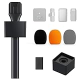 TONOR Impugnatura per Microfono DJI Mic RODE, Supporto per Microfono GO Wireless Portatile, Supporto per Microfono Lavalier, Adattatore per Microfono, per Vlog, Interviste, Podcast, Reportage, TP20