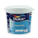 Dulux Pittura per Interni Traspirante per Pareti e Ambienti Umidi Cantine, Ripostigli, Taverne, Lavanderia, 5 Litri, Bianco