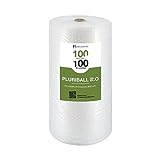 IMBALLAGGI 2000 - PLURIBALL 2.0 - Rotolo Pluriball Ecologico - 1x100 mt - Imbottitura per Imballaggio Bolle - Pluriball 100 metri per la Protezione durante Traslochi e Spedizioni