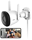 Imou Videocamera sorveglianza da Esterno WiFi 4MP con Rilevamento Umano, Impermeabile IP67, Visione Notturna 30m, Compatibile con Alexa, 2,4g, Bullet 2C 4MP