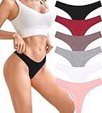 BeReady Perizoma Tanga Donna Cotone Mutande Donna Seducente Brasiliana Slip Cotone Donna Traspirante Set Intimo Mutandine a Vita Bassa Thong Multipack da 6 Pezzi