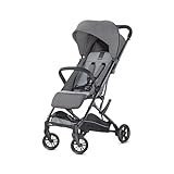 Inglesina Sketch Passeggino Leggero e Compatto, Grigio, Confortevole, fino a 17kg, Chiusura una Mano, UPF 50+