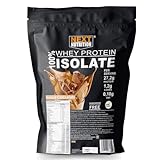 Proteine 100% Isolate WHEY V.B. 104 Gr 1000 Alto Contenuto Proteico Cacao Solo 0,18gr di Grassi 1,2gr di Carboidrati per dose Recupero Muscolare 90% Whey Protein in Polvere Prodotte in Italia